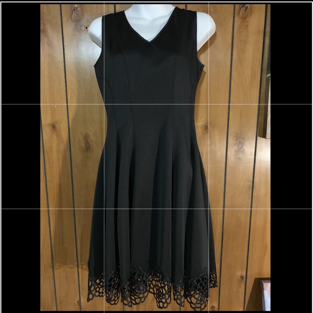 Leslie Fay Black Dress. Sz:4